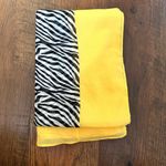 Chico's CHICO’S zebra print and yellow accent wrap, NWOT Photo 6