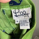 Lilly Pulitzer  green corduroy‎ skirt with blue whales size 2 Photo 3