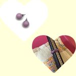 Lanvender Light Purple Vintage Earrings & NEW Ring Spring Summer Best Photo 2
