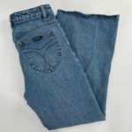 ROLLAS High Rise Crop Flare Jeans Womens 28 Ankle Length Slim Cropped High Waist Blue Photo 0