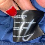 Bernardo  Suede Leather Moto Jacket Blue Genuine Leather Womens XL Photo 6