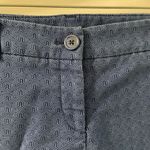 Hilary Radley  Blue Print Slim Leg Cropped Pants 10 Photo 2