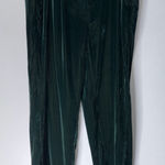 Old Navy NWT  Green Velvet Taylor Wide Leg Trouser Pants Large Photo 0