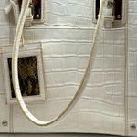 wilson's leather WILSON’S LEATHER white genuine leather laptop bag Photo 1