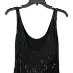 NAEEM KHAN Black Sequin Embellished Beaded Formal Dress XS S Photo 5