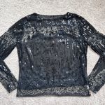 Black Sequin Sheer top with cami set. S Photo 14