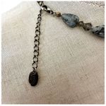 moss agate prehnite sterling silver beaded pendant necklace Green Photo 13