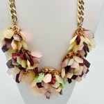 Isabella Pastel Multicolor Cluster Bib Necklace Purple Photo 2