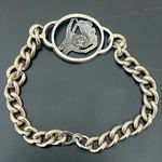 Vintage Gemini Zodiac Horoscope 8.5” Unisex ID Bracelet 29g. Gray Photo 8