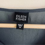 Eileen Fisher  Silk Crepe Sheer Tunic Dress Side Slits size M Photo 12