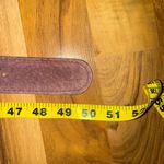 Nan Lewis women’s 4X belt dusty rose mauve color gold detail retro leather chain Pink Photo 5