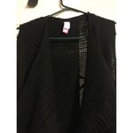 No Boundaries  Juniors Women's Sweater Vest Size Jacket XL 15-17 Black Photo 1