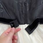 White House | Black Market Black & White Strapless Tulle Velvet Bow Mini Party Dre Photo 8