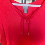 Chico's  Coral Lace-Up Dress Photo 3