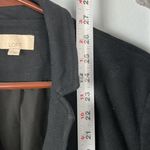 Loft size 8 black gold button womens blazer Photo 6