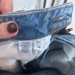 Loft  Denim Midi Skirt in Classic Mid Wash Size 12 Chic Minimalist Photo 6