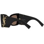 Yves Saint Laurent blaze logo Black Sunglasses Photo 2