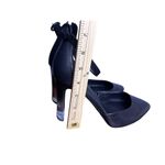 Torrid  Black Ankle Strap Pointed Toe Lucite Ombre Heel Pumps 9WW Wide Width Plus Photo 9