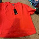 Hudson Jeans NWT Hudson red blouse small Photo 2