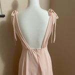Lulus Thoughts Of Hue Blush Surplice Maxi Dress Pink Size Small Bridesmaid Prom Photo 3