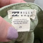 Billabong Women's Cargo Pants 25 Avocado Green Wide-Leg Casual Standard Photo 7