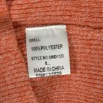 Miou Muse Dress Womens Large Orange Ribbed Cutout Mini Bodycon Sexy Clubwear Photo 5