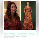 Anthropologie NWOT Farm Rio Floral Dream Short Sleeve Maxi Dress Yellow Floral Photo 2