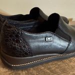 Rieker Black Leather Slip On Comfort Shoes Women’s Size 39 EU Photo 2