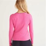 Boden Pink Suffolk Cotton Scallop Jumper Size 6 Photo 3