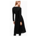 Aritzia NWT Wilfred Aubagne Black Midi Dress Photo 13