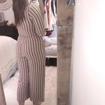 Chelsea and Violet  striped pants romper size small Photo 1