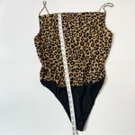 Francesca's Francesca’s Jun & Ivy Leopard Printed Bodysuit Women’s size XL, NWT Photo 4