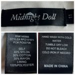 Midnight Doll New White Lace Crop V-neck Top Mini Skirt Set Juniors Size 11 Photo 11