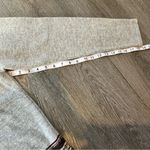 Royal Robbins  Grey Striped Detail 100% Lambswool Long Sleeve Sweater Women’s XL Photo 4