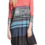 Free People Steppin Out Printed Shift Dress Size Medium (Runs Oversized) Photo 0
