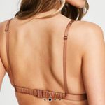 Urban Outfitters Collusion satin bralette in brown mocha mauve UK size 4 Photo 2
