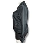 Merona Vintage  Womens Dress Coat Jacket Button Close Collared Buckle Cuff Black Photo 3