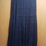 Coco Bianco  Black Ruffle Maxi Skirt Women’s Large‎ Photo 1
