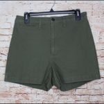 Madewell  | Emmett High Waisted Shorts Loden Green Photo 6