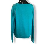 American Eagle Outfitters Women Sweatshirt M Teal Blue California Left Coast NEW Photo 2