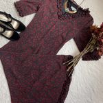 NAF NAF floral rose print long dress Photo 8