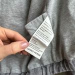 James Perse  Linen Jacket Womens Small 2 Bomber Gray Flax Jersey Lined Pocket Zip Photo 8