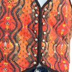 Free People  Gemini Quilted Vest M Folk Boho Festival Cottage Core Enchanted Photo 3