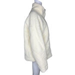 Universal Threads Universal Thread Shirt Womens Large Ivory Fleece Sweatshirt Neutral Minimalist Photo 2