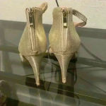 Kelly & Katie Courtnee Gold Rhinestone Heeled Sandal Size 9 Photo 3