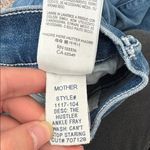 MOTHER THE HUSTLER ANKLE FRAY IN CANT STOP STARING HI RISE ANKLE KICK FLARE SZ26 Blue Size 26 Photo 10