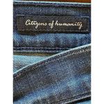 Citizens of Humanity  Blue Medium Wash Stretch High Rise‎ Wide Leg Jeans Size 28 Photo 9