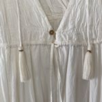 Free People  Lulu Embroidered Midi Dress Drawstring Waist Endless Summer Size XS Photo 9