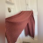 J.Crew  tan pink wool blend scarf Photo 5