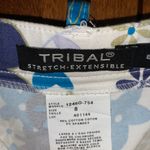 Tribal stretch extensible floral pant. Size Photo 3